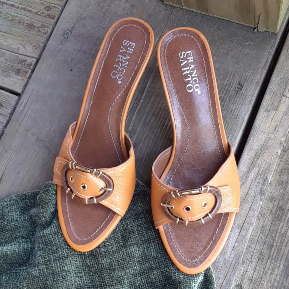 Franco Sarto leather mules - Picture 6 of 8